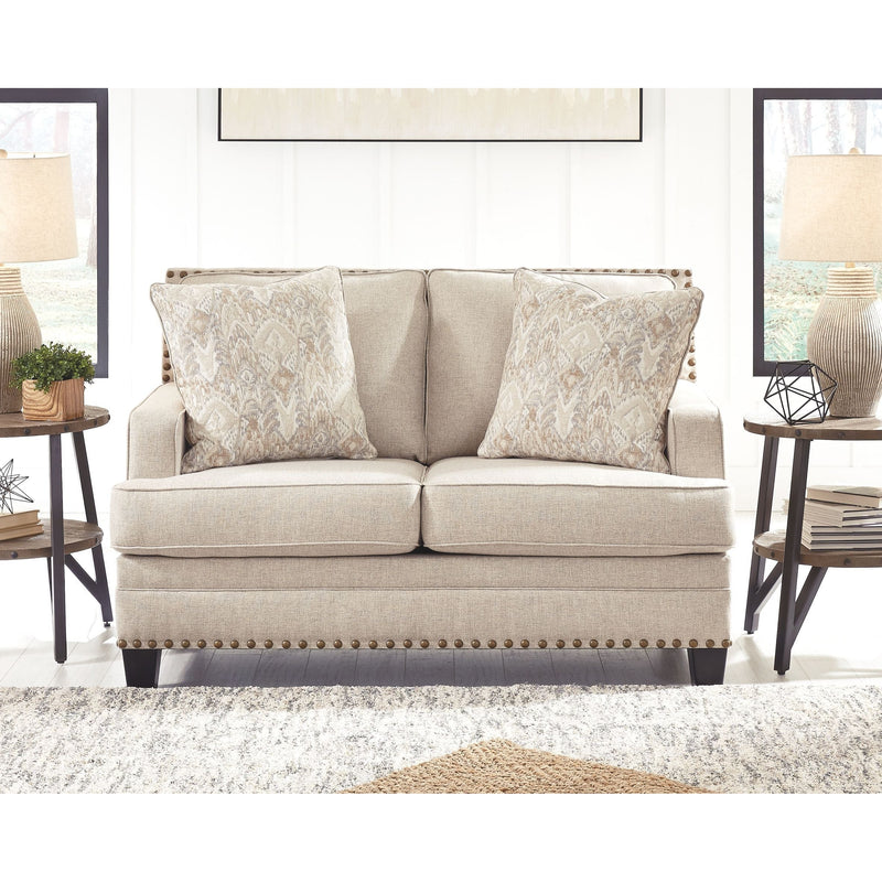 Claredon - Pearl Silver - Loveseat-Washburn's Home Furnishings