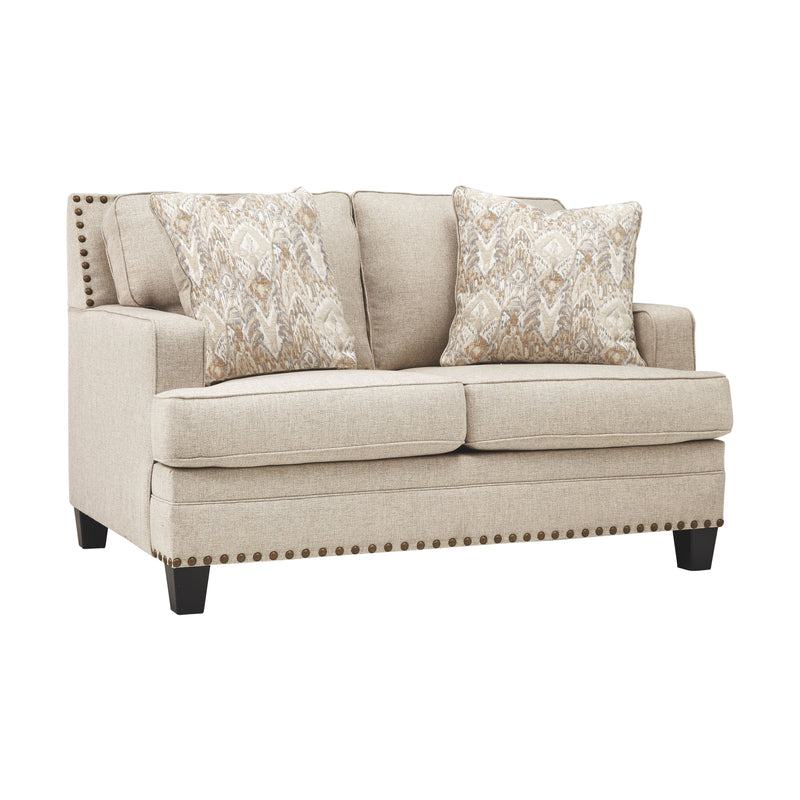 Claredon - Linen - Loveseat-Washburn's Home Furnishings