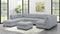 Claude Sectional - Gray - Ottoman-Washburn's Home Furnishings