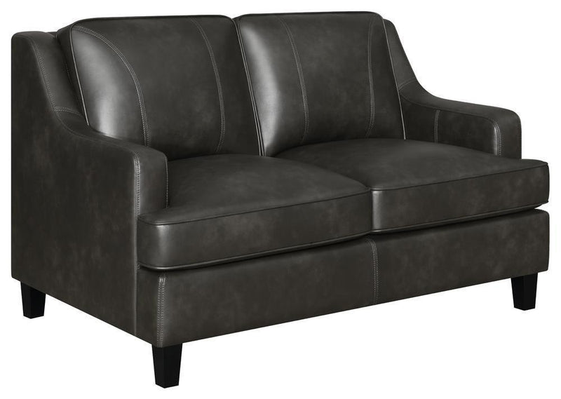 Clayton - Loveseat - Black-Washburn's Home Furnishings