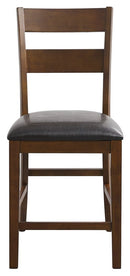 Clazidor - Brown - Upholstered Barstool (2/cn)-Washburn's Home Furnishings