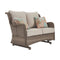 Clear Ridge - Light Brown - Loveseat Glider w/Cushion-Washburn's Home Furnishings