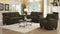 Clemintine - Upholstered Chair With Nailhead Trim Brown-Washburn's Home Furnishings