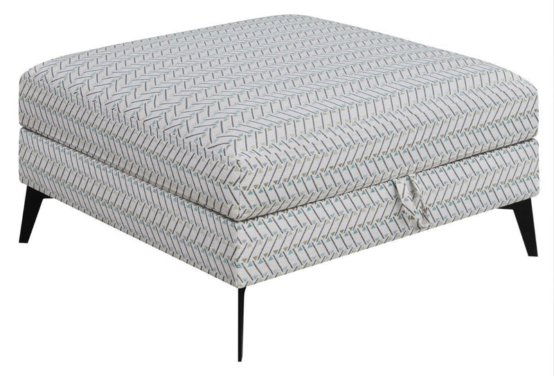 Clint - Storage Ottoman - Pearl Silver-Washburn's Home Furnishings