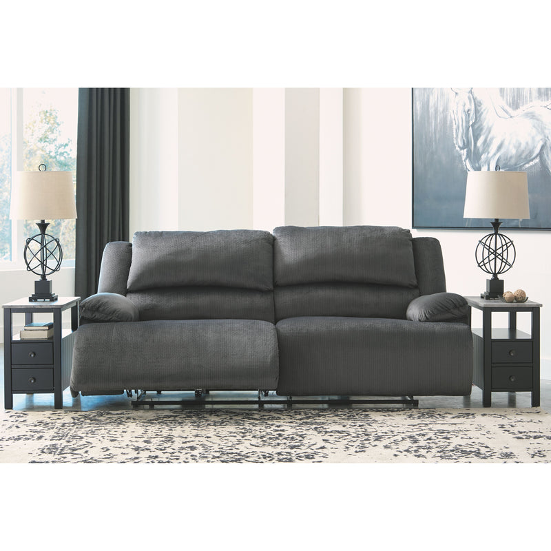 Clonmel - Charcoal - 2 Seat Reclining Power Sofa-Washburn's Home Furnishings