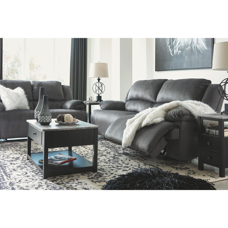 Clonmel - Charcoal - 2 Seat Reclining Power Sofa-Washburn's Home Furnishings