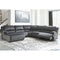 Clonmel - Charcoal - Left Arm Facing Chaise 5 Pc Sectional-Washburn's Home Furnishings