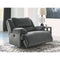 Clonmel - Charcoal - Zero Wall Power Wide Recliner-Washburn's Home Furnishings