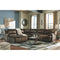 Clonmel - Chocolate - Left Arm Facing Power Chaise 5 Pc Sectional-Washburn's Home Furnishings