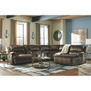 Clonmel - Chocolate - Left Arm Facing Power Recliner 6 Pc Sectional-Washburn's Home Furnishings