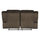 Clonmel - Chocolate - Reclining Loveseat-Washburn's Home Furnishings