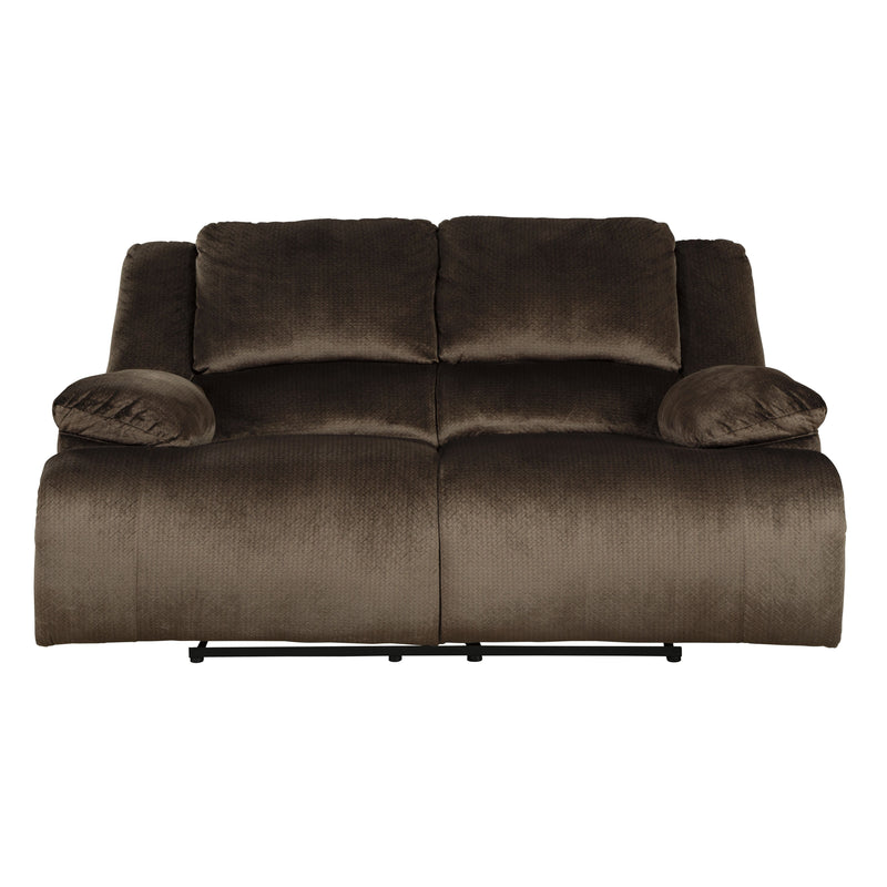 Clonmel - Chocolate - Reclining Loveseat-Washburn's Home Furnishings