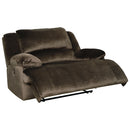 Clonmel - Chocolate - Zero Wall Power Wide Recliner-Washburn's Home Furnishings