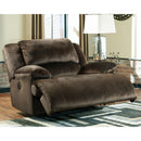 Clonmel - Chocolate - Zero Wall Power Wide Recliner-Washburn's Home Furnishings