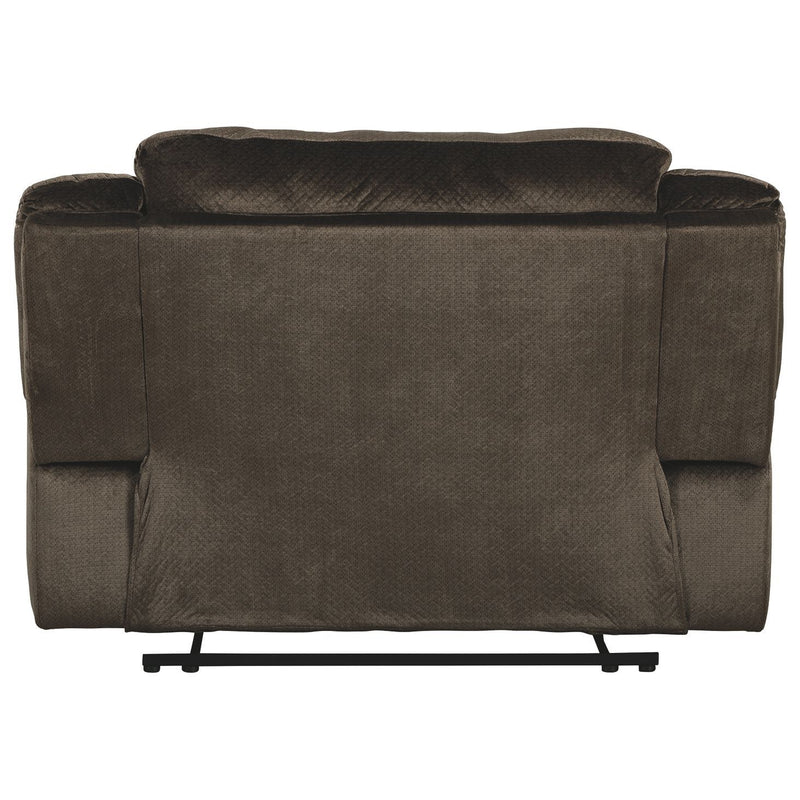 Clonmel - Chocolate - Zero Wall Power Wide Recliner-Washburn's Home Furnishings