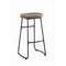 Coaster Backless Bar Stool Driftwood And Dark Bronze-Washburn's Home Furnishings