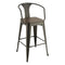 Coaster Elm/Black Bar Stool-Washburn's Home Furnishings