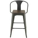 Coaster Elm/Black Bar Stool-Washburn's Home Furnishings