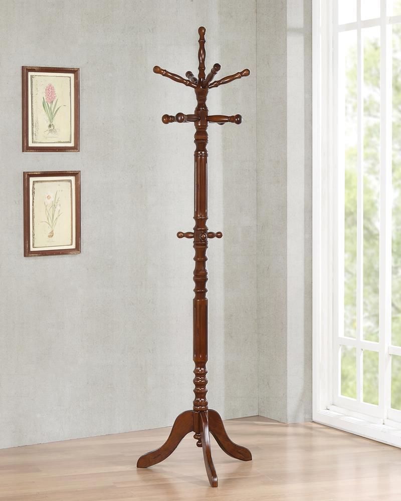 Coat Rack With 11 Hooks - Brown-Washburn's Home Furnishings