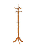 Coat Rack With 11 Hooks - Light Brown-Washburn's Home Furnishings