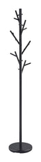 Coat Rack With 18 Hooks - Black-Washburn's Home Furnishings