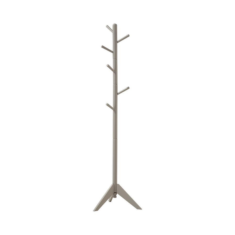 Coat Rack With 6 Hooks Grey-Washburn's Home Furnishings