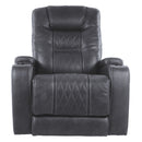 Composer - Gray - Pwr Recliner/adj Headrest-Washburn's Home Furnishings