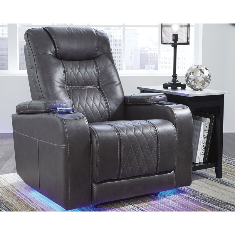 Composer - Gray - Pwr Recliner/adj Headrest-Washburn's Home Furnishings