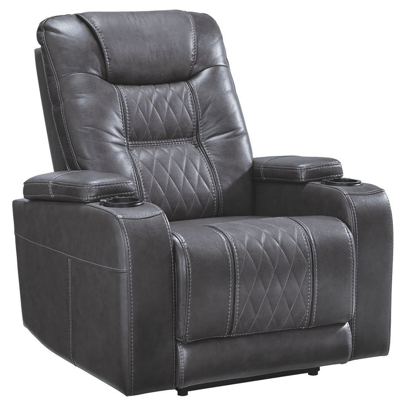 Composer - Gray - Pwr Recliner/adj Headrest-Washburn's Home Furnishings