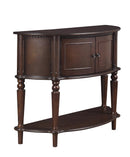 Console Table With Curved Front - Brown-Washburn's Home Furnishings