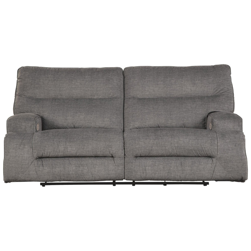 Coombs - Charcoal - 2 Seat Reclining Power Sofa-Washburn's Home Furnishings