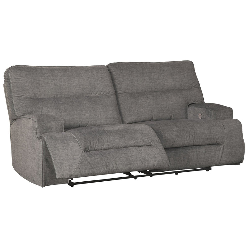 Coombs - Charcoal - 2 Seat Reclining Power Sofa-Washburn's Home Furnishings