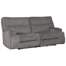 Coombs - Charcoal - 2 Seat Reclining Power Sofa-Washburn's Home Furnishings