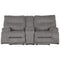 Coombs - Charcoal - Dbl Rec Pwr Loveseat W/console-Washburn's Home Furnishings