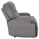 Coombs - Charcoal - Wide Seat Power Recliner-Washburn's Home Furnishings