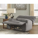 Coombs - Charcoal - Wide Seat Power Recliner-Washburn's Home Furnishings