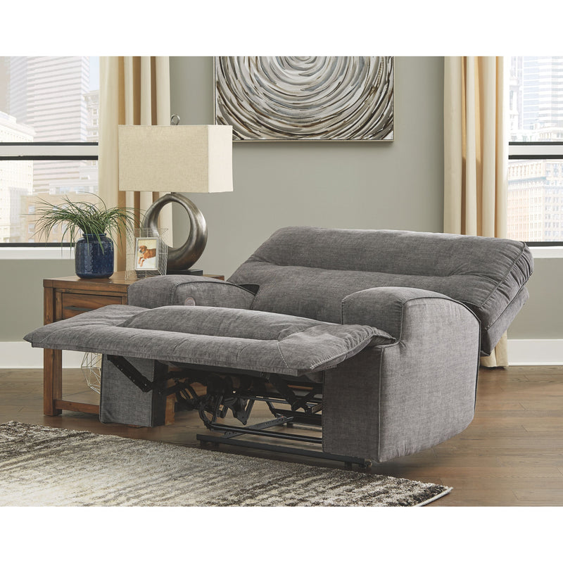 Coombs - Charcoal - Wide Seat Power Recliner-Washburn's Home Furnishings