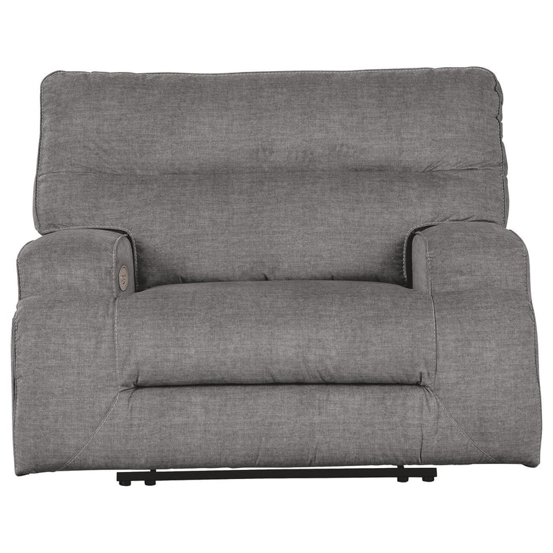 Coombs - Charcoal - Wide Seat Power Recliner-Washburn's Home Furnishings