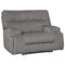 Coombs - Charcoal - Wide Seat Power Recliner-Washburn's Home Furnishings