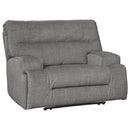 Coombs - Charcoal - Wide Seat Recliner-Washburn's Home Furnishings