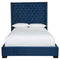 Coralayne - Blue - Queen Upholstered Bed-Washburn's Home Furnishings