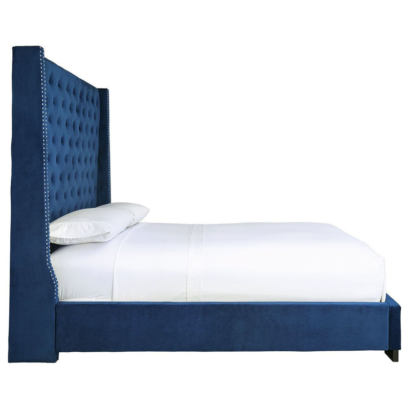 Coralayne - Blue - Queen Upholstered Bed-Washburn's Home Furnishings