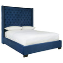 Coralayne - Blue - Queen Upholstered Bed-Washburn's Home Furnishings