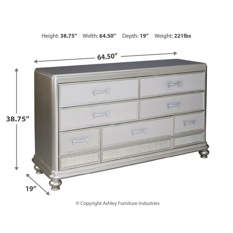 Coralayne - Silver - Dresser-Washburn's Home Furnishings