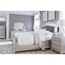 Coralayne - Silver - Three Drawer Night Stand-Washburn's Home Furnishings