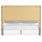 Cottonburg - Light Gray/white - King Panel Bed With Sconce Lights-Washburn's Home Furnishings