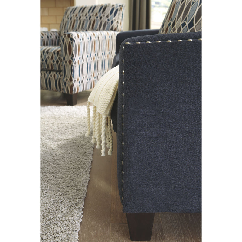 Creeal - Blue - Loveseat-Washburn's Home Furnishings