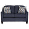 Creeal - Blue - Loveseat-Washburn's Home Furnishings