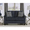 Creeal - Blue - Loveseat-Washburn's Home Furnishings