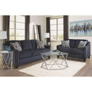 Creeal - Blue - Loveseat-Washburn's Home Furnishings